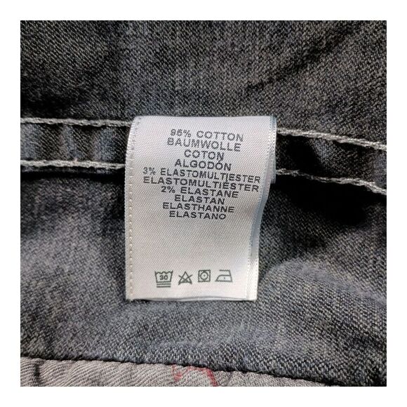 True Religion Trucker Denim Jeans Jacket Blue Men's Large - Picture 8 of 8